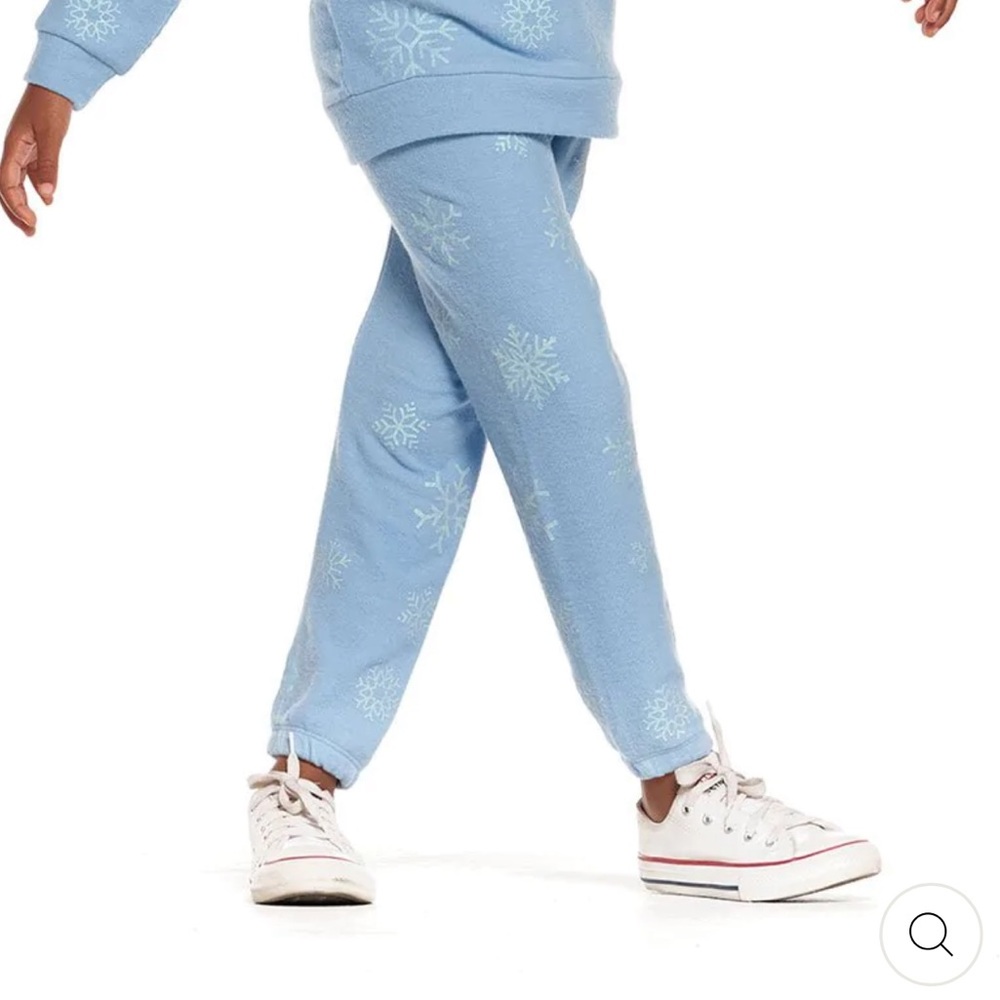 Chaser Bliss Knit Sweatpant Blue Snowflake NwT multiple sizes
